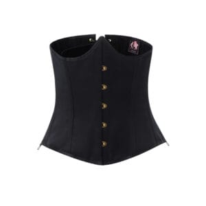 Black Underbust Corset ( Incl. 2 pairs dispsable nipple pasties)