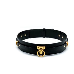 Luxury Leather Bondage Belt