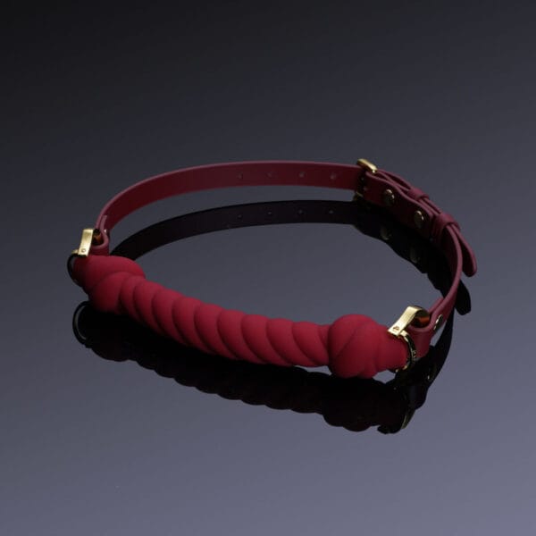 Knot-Shaped Mouth Gag Red - Afbeelding 2