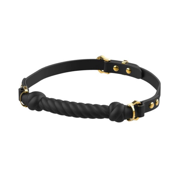 Knot-Shaped Mouth Gag Black